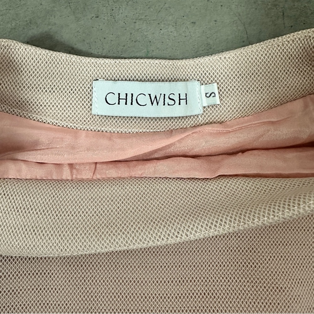 [WOMEN] CHIC WISH A-Line Skirt S Light Pink | NWOT Pastel - Picture 6 of 8